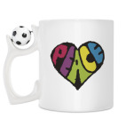 Кружка с футбольным мячиком