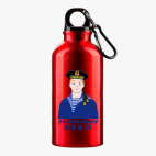 Металлическая бутылка 400 мл UV-DTF