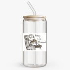 Банка с бамбуковой крышкой