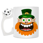 Кружка с футбольным мячиком