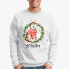 Новогодний Хаски