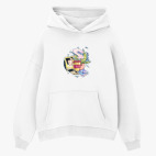 Толстовка худи оверсайз