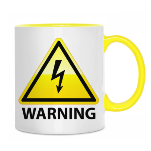Кружка Warning! High Voltage