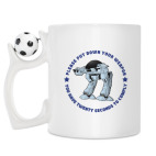 Кружка с футбольным мячиком