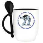 Кружка с ложкой