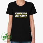 Женская футболка органик