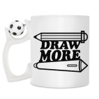 Кружка с футбольным мячиком