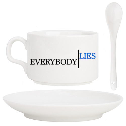 Кофейный набор с принтом House