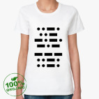 Женская футболка органик