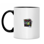 Кружка двухцветная