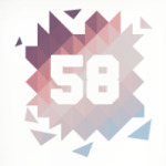 Цифра 58 (Low Poly)