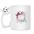 Кружка с футбольным мячиком