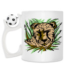 Кружка с футбольным мячиком