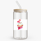 Банка с бамбуковой крышкой