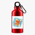 Металлическая бутылка 400 мл UV-DTF