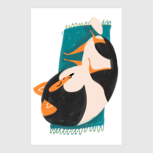 Постер Спящий шелти