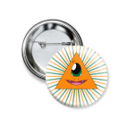 Значок 37 мм Покемон-масон Чармандер