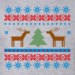 Зимний свитер с оленями