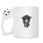 Кружка с футбольным мячиком