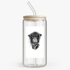 Банка с бамбуковой крышкой