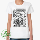 Женская футболка органик