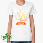 Женская футболка органик