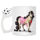 Кружка с футбольным мячиком