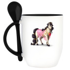 Кружка с ложкой