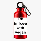 Металлическая бутылка 400 мл UV-DTF