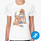 Женская спортивная футболка