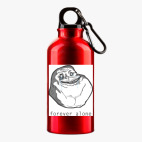 Металлическая бутылка 400 мл UV-DTF