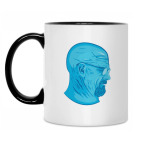 Кружка двухцветная