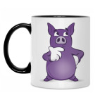 Кружка двухцветная