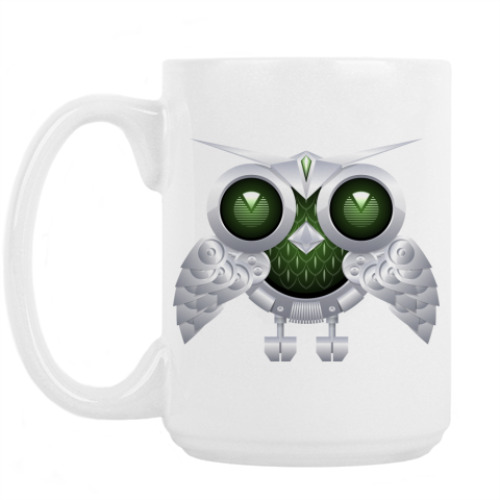 Кружка с принтом Metalowl