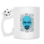 Кружка с футбольным мячиком