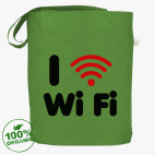 Сумка шоппер Люблю вай-фай