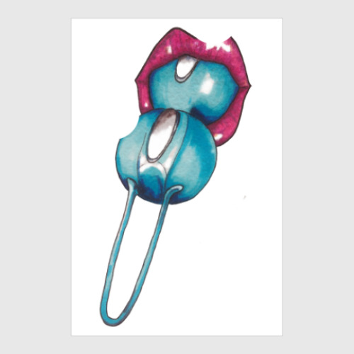 Постер с принтом Эротика