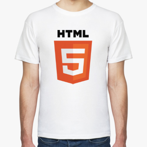 Футболка с принтом HTML5