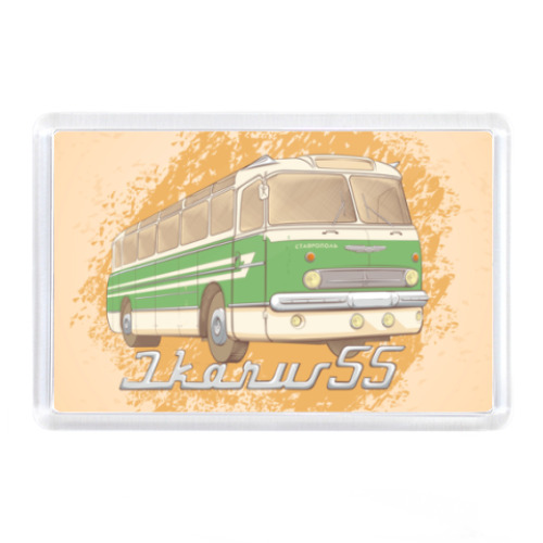 Магнит с принтом IKARUS 55