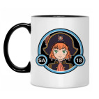 Кружка двухцветная