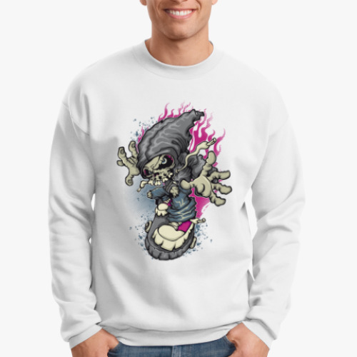 Свитшот с принтом Drive