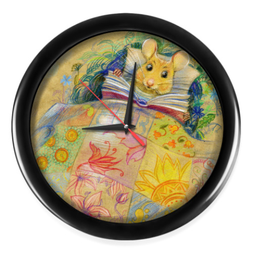 Настенные часы с принтом Сказка на ночь