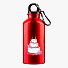 Металлическая бутылка 400 мл UV-DTF