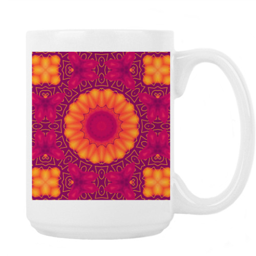 Кружка с принтом Fire