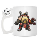 Кружка с футбольным мячиком