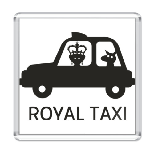 Магнит с принтом  Королева Елизавета II