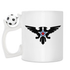 Кружка с футбольным мячиком