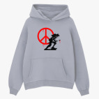 Толстовка худи оверсайз