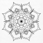 Мандала-раскраска