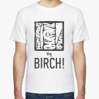 Hey, Birch! Tree in the square. Ствол березы